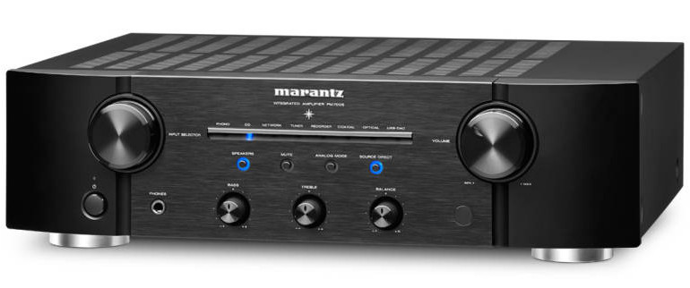 Marantz PM7005 integrated amplifier angled