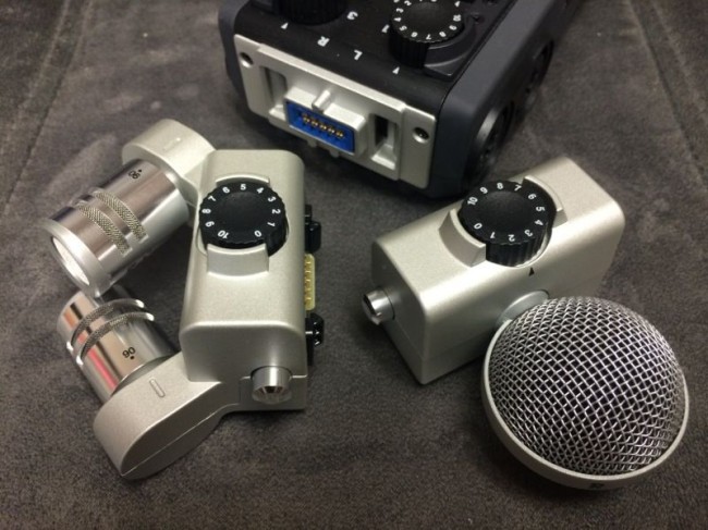 Zoom H6 microphone capsules