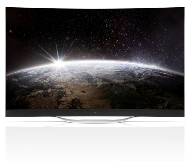 LG 4K OLED TV front