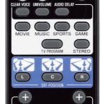 Yamaha SRT-1000 remote control