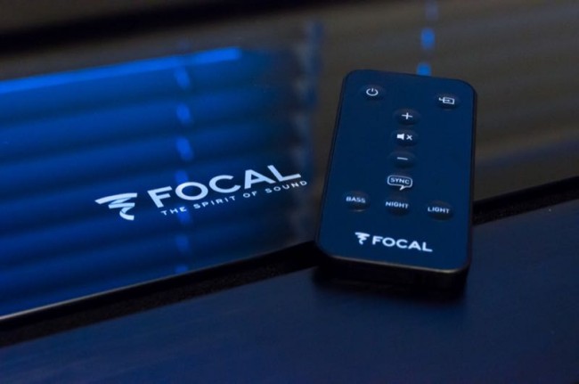 Focal Dimension Soundbar remote