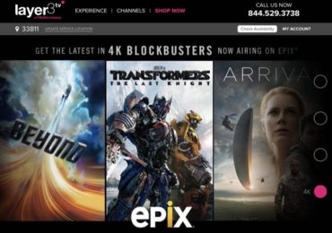 EPIX 4K Ultra HD on DISH with Layer3 TV